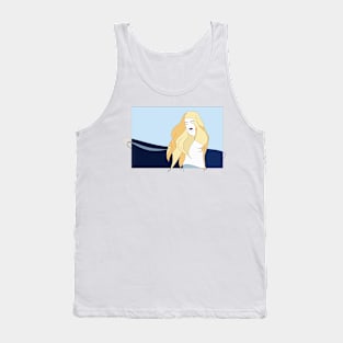 Naiades - Goddess of the Seas #woman #girl #beauty #fineart #popart #home #decor #fashion #buyart #artprint #minimal #drawing Tank Top